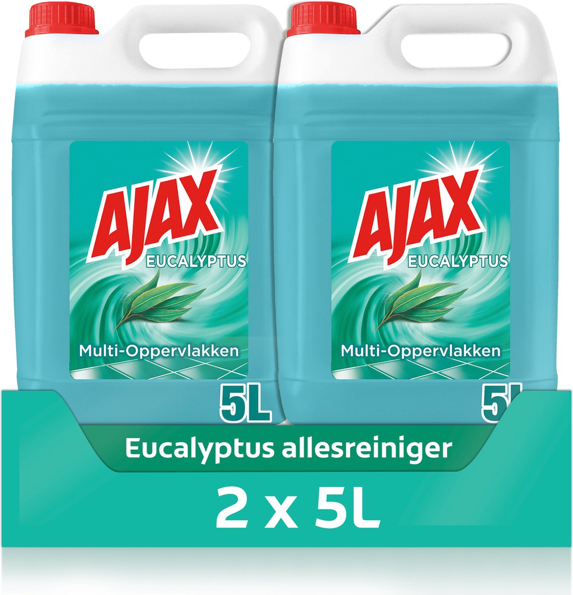 Ajax Allesreiniger Eucalyptus 2 x 5L - Voordeelverpakking - ajax