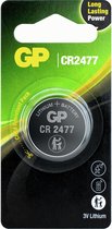 GP pile bouton, Lithium, CR2477, 1-p
