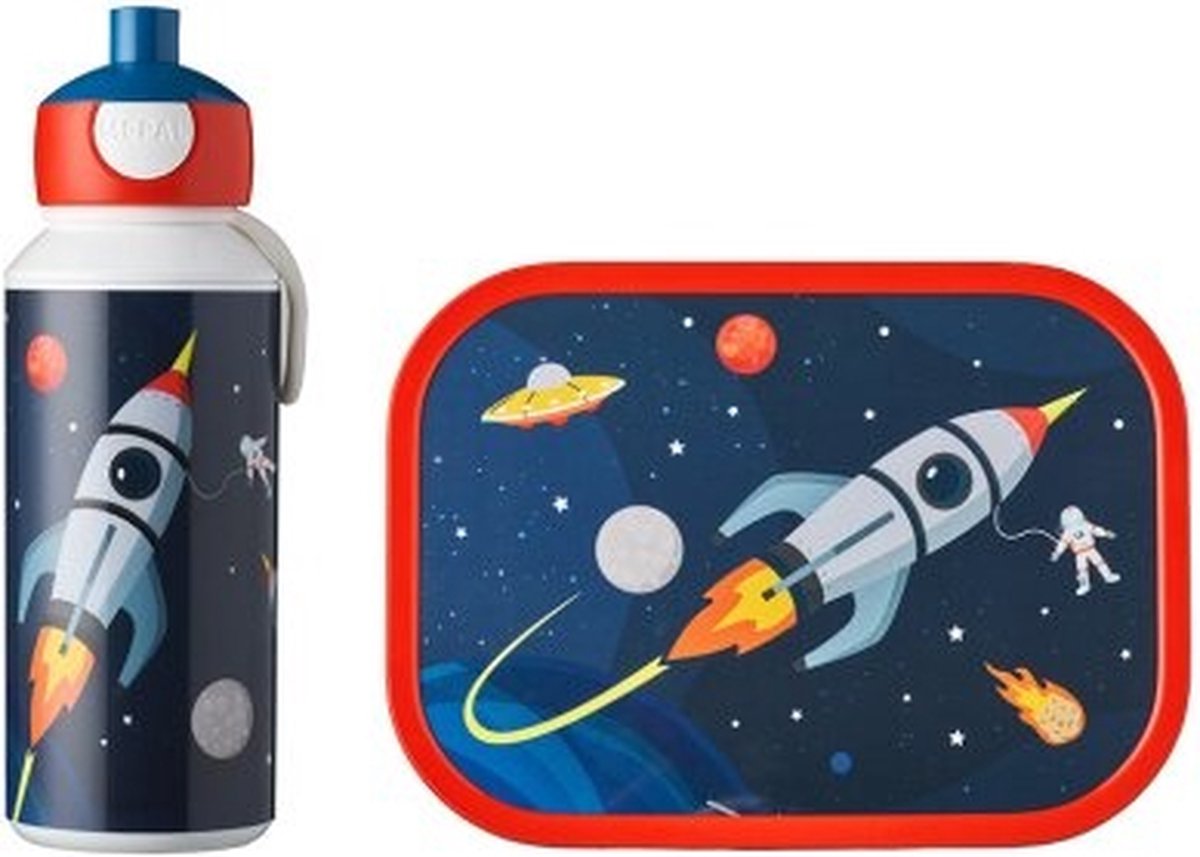SPACE Lunchset Pop up + Lunchbox - Mepal - ruimtevaart -