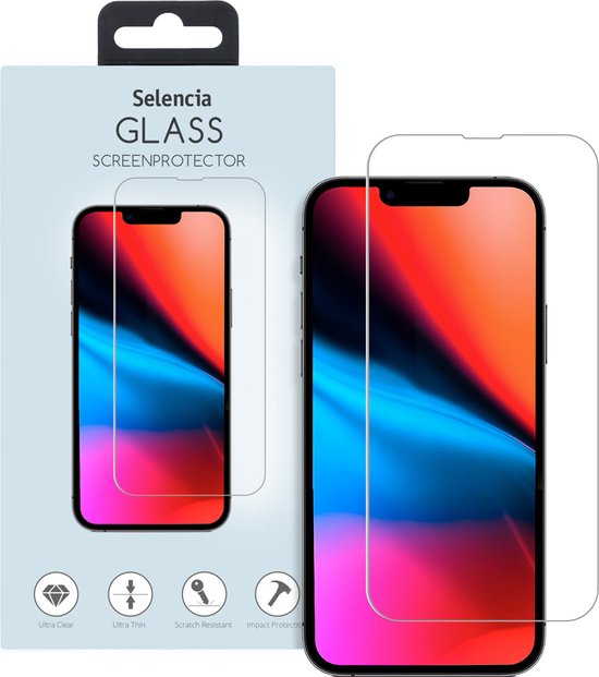 Selencia Screenprotector Geschikt voor iPhone 13 Pro Max / 14 Plus Tempered Glass - Selencia Gehard Glas Screenprotector