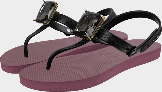 Uzurii Selena Diamond Silver chaussons pour femmes, Ruby, pointure : 39/40