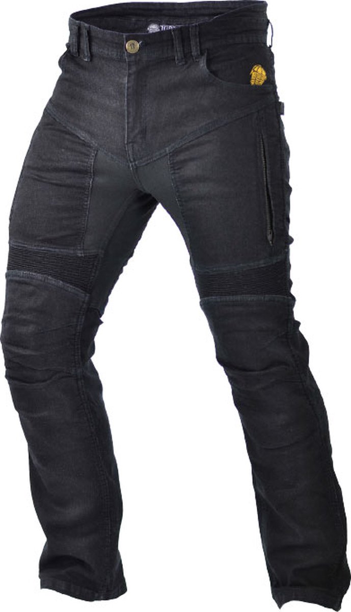Trilobite 661 Parado Regular Fit Men Jeans Short Black Level 2 34