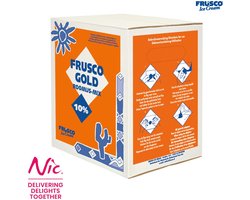 Frusco | Ijsmix | vloeibaar | gold | 10% | 10 liter