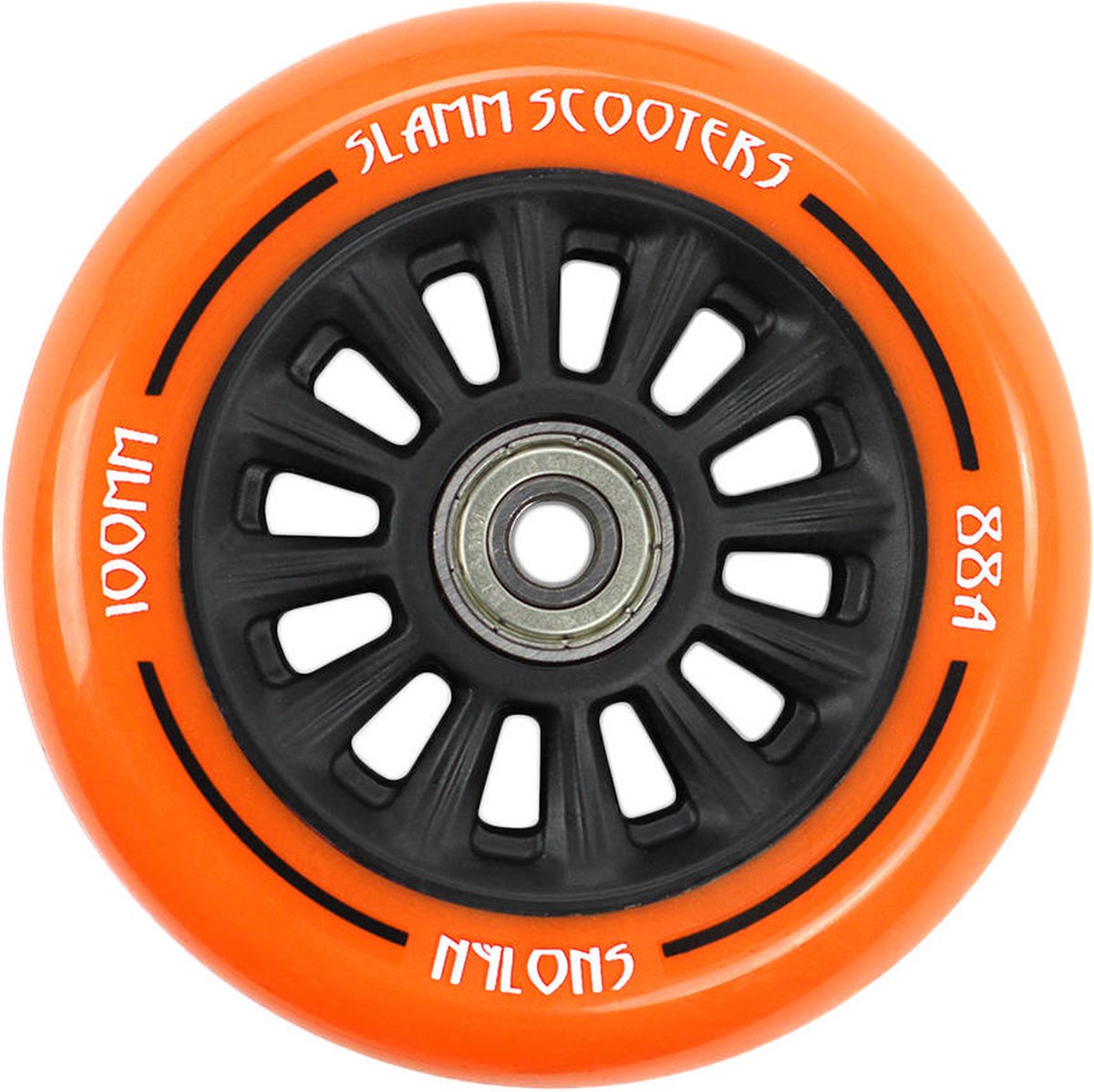 Afbeelding 2 van Stunt step wielen Slamm NY oranje 100mm