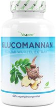 Vit4ever - Afvallen met glucomannaan uit de konjacwortel - 180 capsules - Premium: Hooggedoseerd met 4200 mg per dagelijkse portie & geoptimaliseerd met chroom - Veganistisch