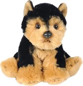 Pluche knuffel dieren Yorkshire Terrier hond 13 cm - Speelgoed knuffelbeesten - Honden soorten