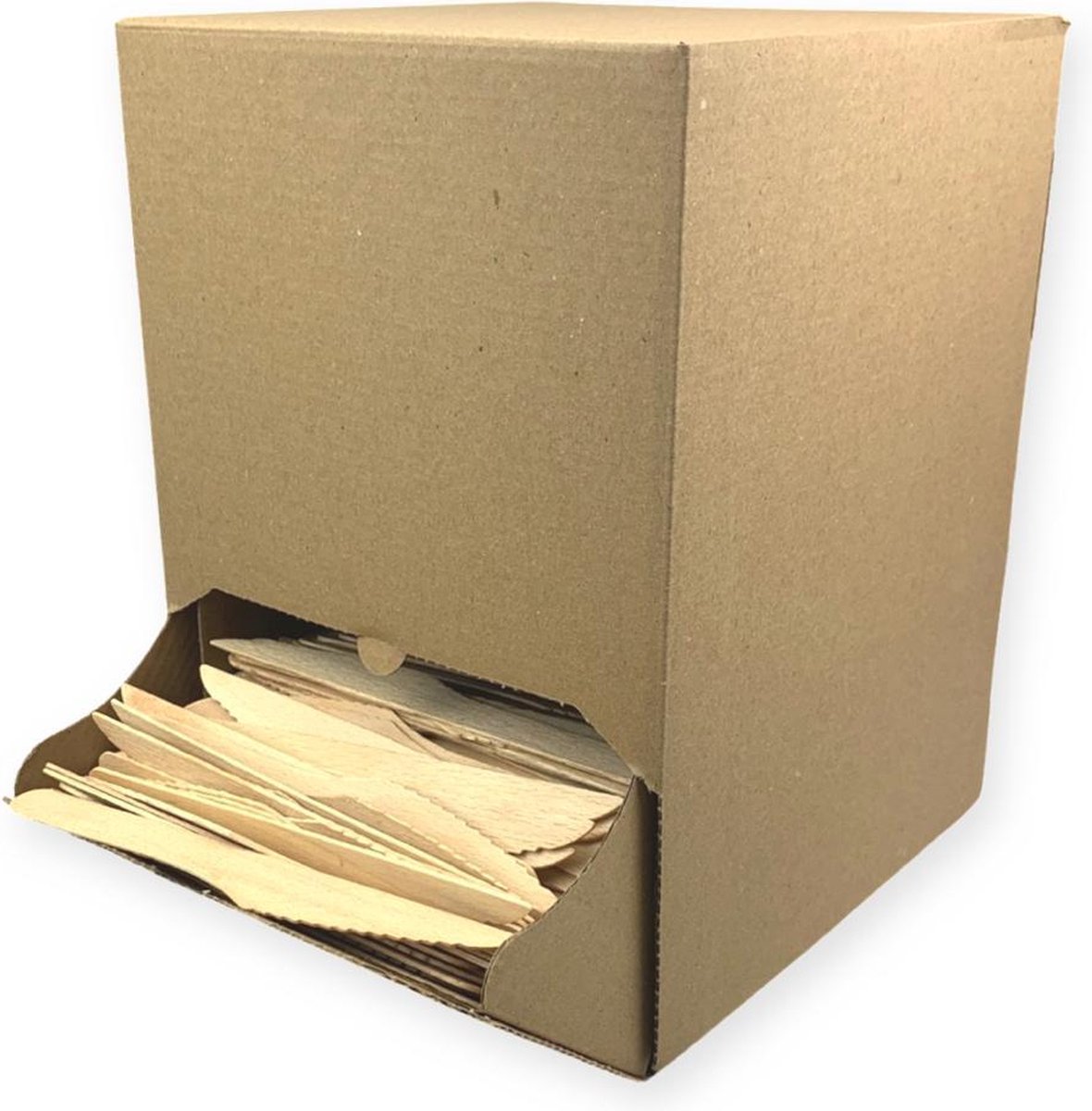 GREENBOX Wegwerpvorken, hout, wegwerpbestek, feestbestek, houten bestek, wegwerpservies, biologisch afbreekbaar, composteerbaar, houten vorken, stabiel wegwerpbestek, vorken, 16,5 cm, 100 stuks