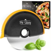 Coupe-pizza Helpperfect Mr. Slicey - Extra Easy Pizza Cutting - Couteau à pizza en acier inoxydable avec poignée de sécurité en caoutchouc