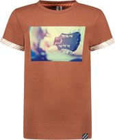 B.Nosy jongens t-shirt caramel - maat 122/128