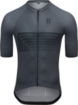 Kalas Motion Z2 Fietsshirt Heren Grijs Maat 2/S + Gratis Nekkraag Rood