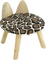 Kruk / stoel voor kinderen in de vorm van een luipaard / panter dieren - kindvriendelijk