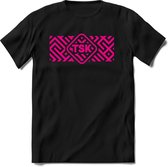 TSK Studio Shirt |Roze | T-Shirt Heren / Dames | Original & vintage | Sport Shirt Cadeau | Maat M