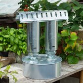 Nature - Paraffine verwarmer - Kachel - Dubbel - Coldframe - 4,5L - 600W - Grijs