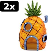 2x ORNAMENT SPONGEBOB ANANASHUIS L 15C
