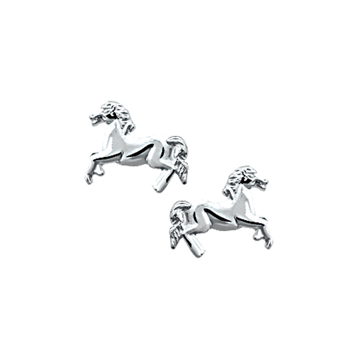 Cataleya Jewels Oorknoppen Paard Zilver