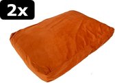 2x # HONDENLOUNGE VELVET ORAN 120X90CM