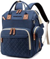 Luiertas rugzak - Blauw - Gratis speenhouder - Inclusief isoleervak - Kinderwagenhaken en waterproof