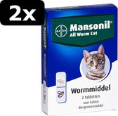 2x - MANSONIL ALL WORM KAT TAB 2TBL