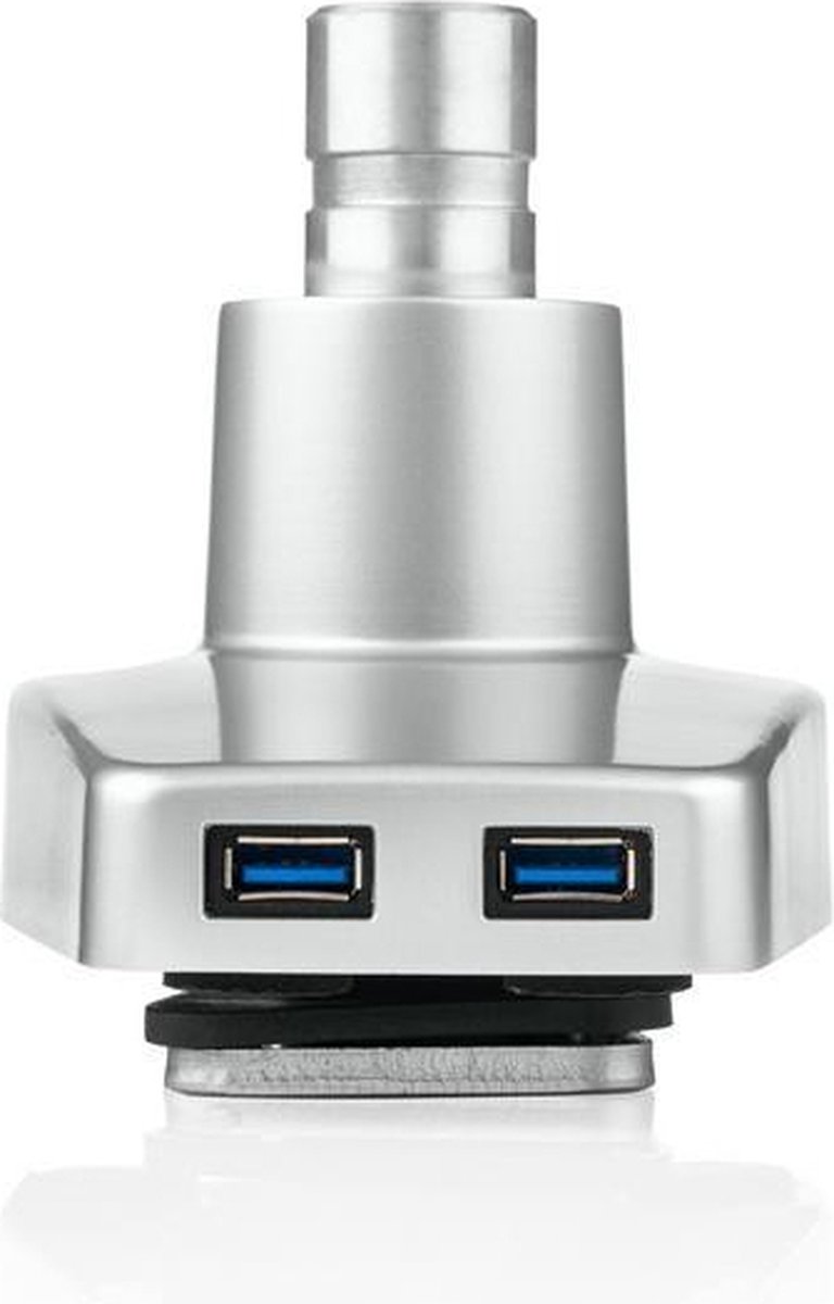Filex - USB-voet 2x USB 3.0 (t.b.v. Devon en Skylon)- Zilver