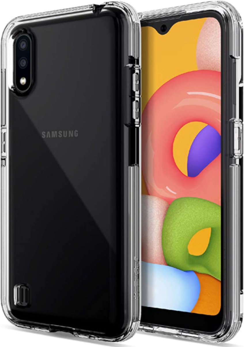 Hoesje geschikt voor Samsung Galaxy A21S - Backcover - Anti shock - Extra dun - Transparant