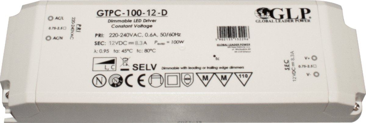 ED-10068 Led driver/trafo 12V AC dimmable (0-50W) 