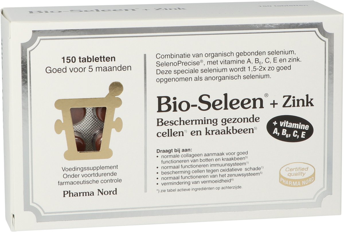 Goedkoopste Pharma Nord Bio seleen & zink 150 Tabletten