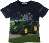 S&C John Deere T-shirt donkerblauw H-228 86/92