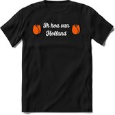 Nederland - Oranje - T-Shirt Heren / Dames  - Nederland / Holland / Koningsdag Souvenirs Cadeau Shirt - grappige Spreuken, Zinnen en Teksten. Maat M