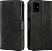 Hoesje geschikt voor Samsung Galaxy A52 - Bookcase - Pasjeshouder - Portemonnee - Kunstleer - Zwart