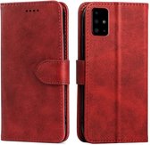 Hoesje geschikt voor Samsung Galaxy A52 - Bookcase - Pasjeshouder - Portemonnee - Kunstleer - Rood