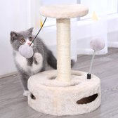 Pishoo® krabpaal - katten krabpaal met speeltjes - kattenspeeljtes - kattenspeelgoed