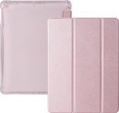 Frost Smart Case - Geschikt voor iPad Hoes 5e, 6e, Air 1e, Air 2e Generatie - 9.7 inch (2017/2018) - Roze Goud