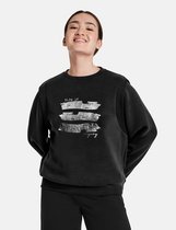TAIFUN Dames Sweatshirt met metallic print