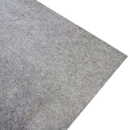 Tapisserie d'ameublement d'espace de chargement en feutre aiguilleté pour véhicule utilitaire - Grijs - Extensible - 11m2 - Épaisseur : 3 mm - Intérieur de véhicule utilitaire