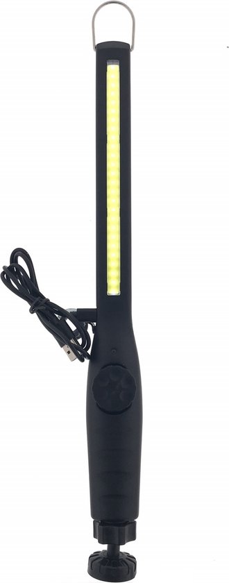 Lemato LED Werklamp - Oplaadbare 5 watt Li-ion batterij - Ophangbaar met magneet