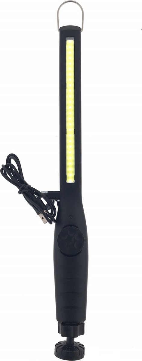 Lemato LED Werklamp - Oplaadbare 5 watt Li-ion batterij - Ophangbaar met magneet