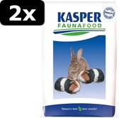 2x KFF KONIJNENVOER GEMENGD 20KG