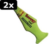 2x GROENE VIS 18CM