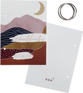 Carte de vœux - Ensemble de rangement | cartes de naissance | Lune