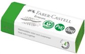 Faber-Castell gum - groen - PVC vrij - stofvrij - FC-187250