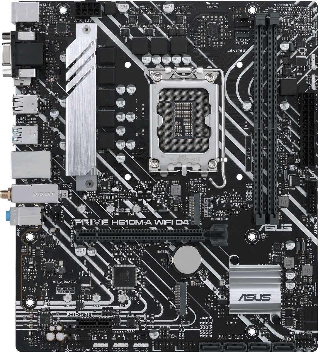 ASUS Carte Mère Pro H610T D4-CSM (Intel LGA 1700) Mini ITX