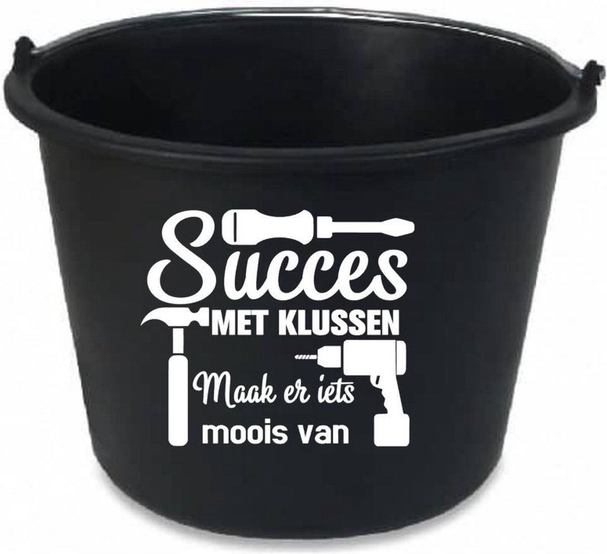 Goedkoopste Bedrukte Emmer Succes - Bouwen - Verbouwing - Klussen - Verjaardag - Nieuwe Woning - Bouwbedrijf - Bouw emmer