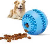 Nobleza AF1 - Honden Speelgoed - Hondenspeeltjes - Hondenbal - Hondenspeelgoed - Honden Bal - Snackbal Hond - Kauwspeelgoed - Blauw - 6 cm