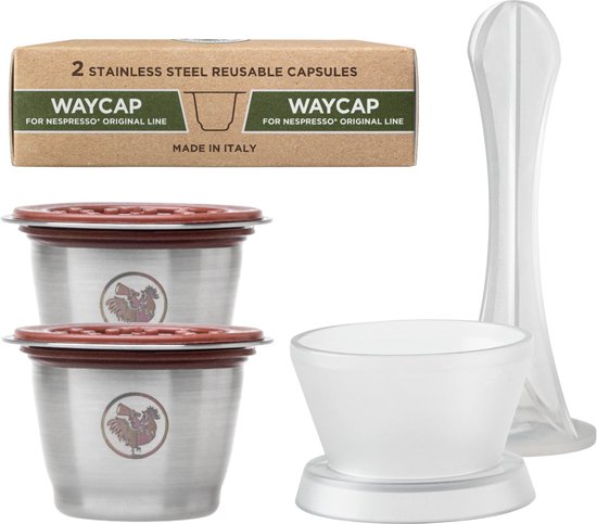 Foto: Waycap pop nespresso 2 herbruikbare capsules