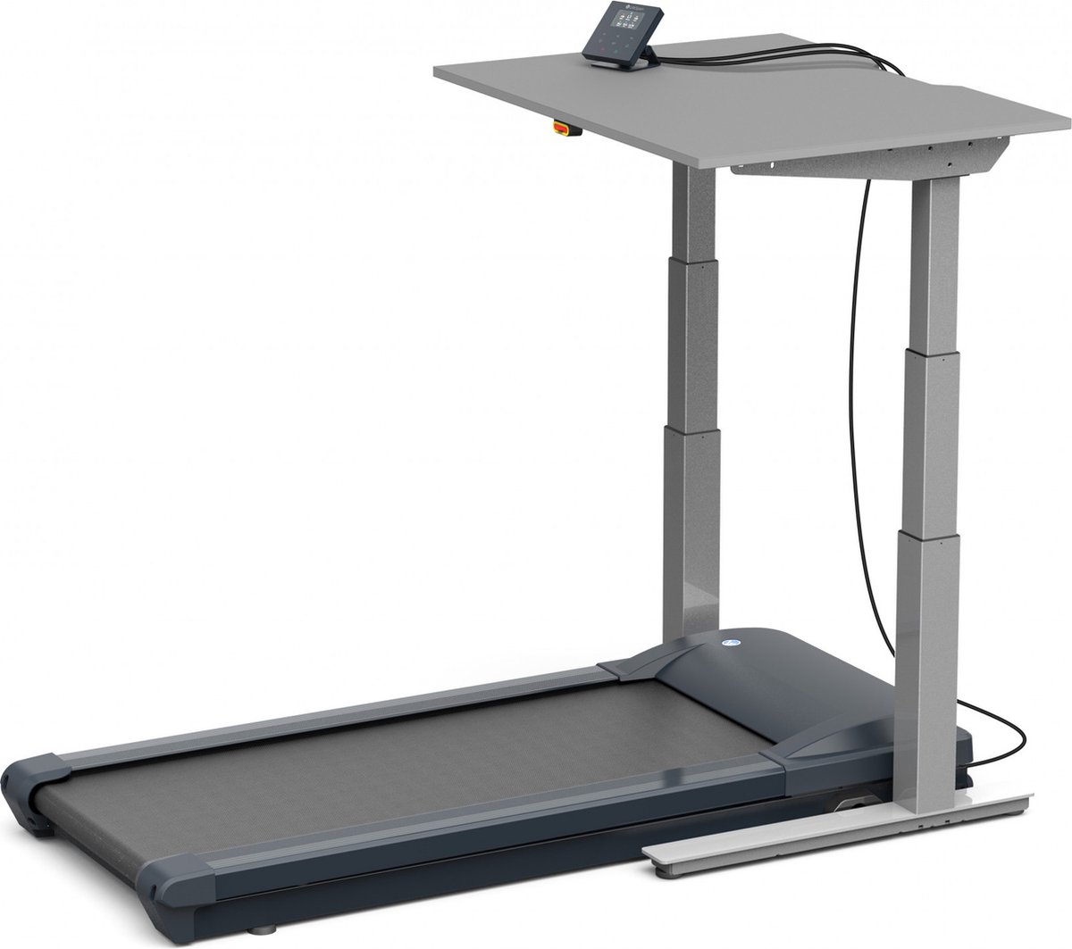 LifeSpan - Bureau Loopband TR5000-DT7+ 38 - Inclusief Bureau - Blad 96.5cm breed - Elektronisch Verstelbaar - Display - Grijs
