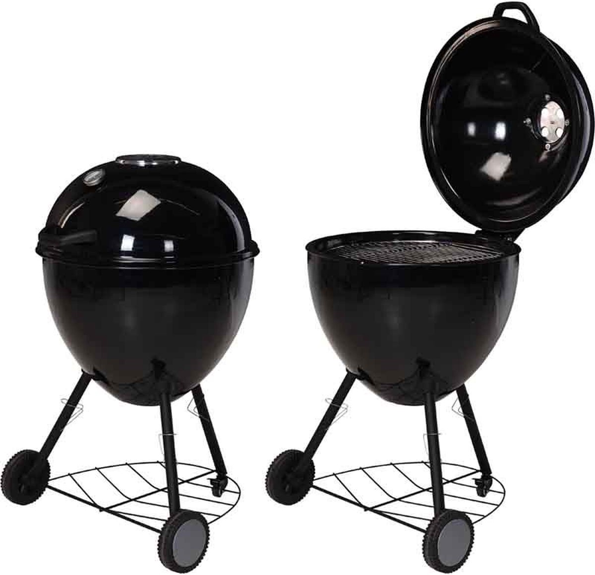 Oneiro’s Luxe Luxe houtskool barbecue - Ø 57cm - XL - zomer - grillen - tuin - koken – tafelen