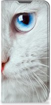 Bookcover Nokia G11 | G21 Smart Case Witte Kat