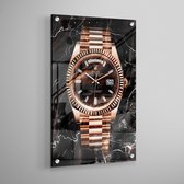 Wallmastr - Rolex wanddecoratie - Premium Glass - Poster - 70X100CM