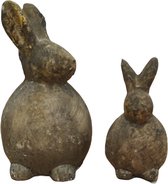 Decoratieve konijntjes, voor de paastafel of als lente decoratie.