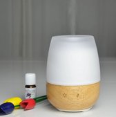 Aroma diffuser Ultrasone Jolisia 15 cm hoog - INCLUSIEF GEUROLIËN - luchtverspreider - luchtvernevelaar - luchtverstuiver - luchtverfrisser - aroma - geschenk - cadeau - gift - nieuwjaar - ke